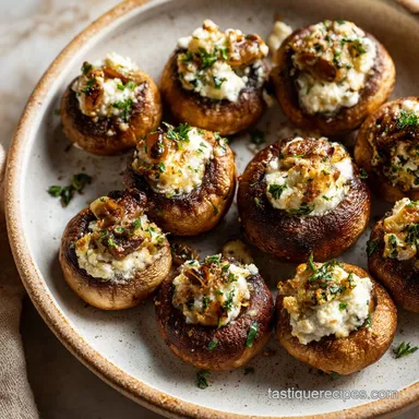 Olive Garden Stuffed Mushrooms: Clams