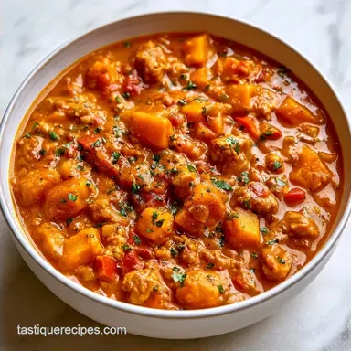 Pumpkin Chili with Ground Turkey