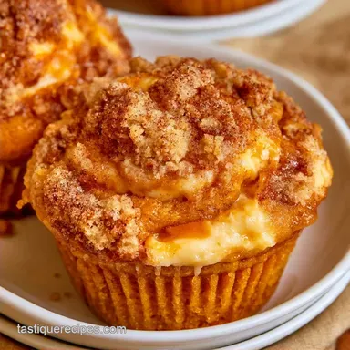 Pumpkin Cream Cheese Muffins in 40 Mins