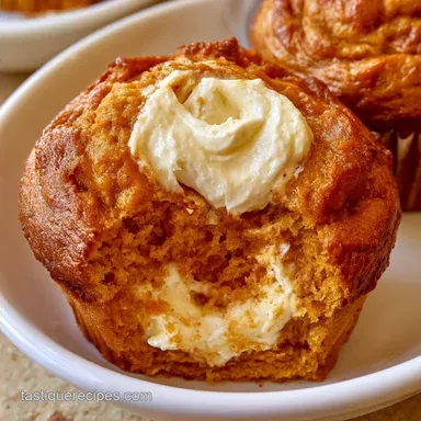 Pumpkin Cream Cheese Muffins in 30 Min