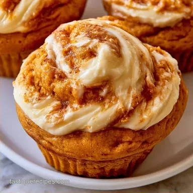 Pumpkin Cream Cheese Muffins: Creamy