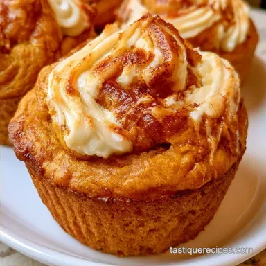 Pumpkin Cream Cheese Muffins in 35 Minutes