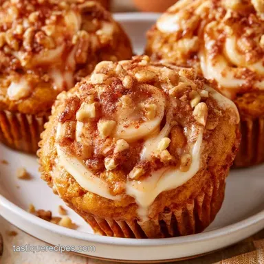 Pumpkin Cream Cheese Muffins in 40 Min