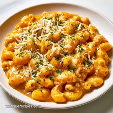 Pumpkin Mac and Cheese in 30 Minutes Recipe Card