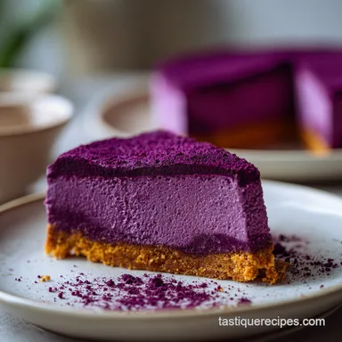 Purple Sweet Potato Pie for 10 Servings