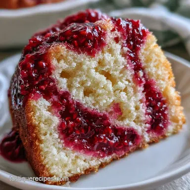 Raspberry Zinger Poke Cake with Cake Mix