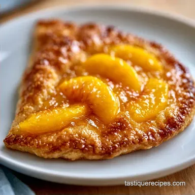 Rustic Peach Galette for 6 Servings