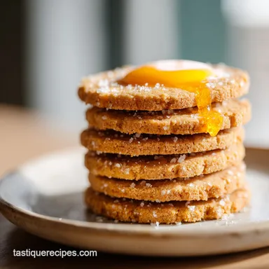 Salted Egg Yolk Cookies with Rice Wine, 35 Min Recipe Card