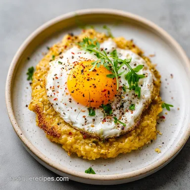 Savory Oatmeal with Egg Recipe in 20 Minutes