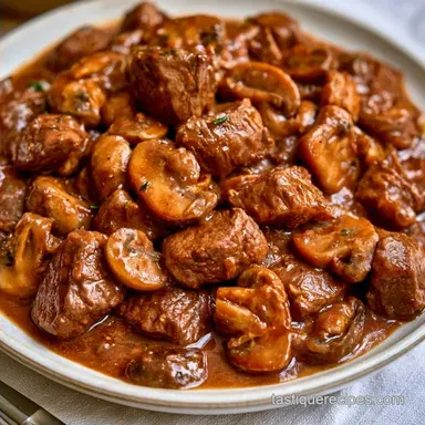 Slow Cooker Beef Stroganoff in 8 Hours