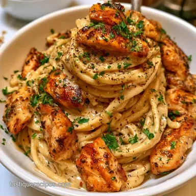 Slow Cooker Chicken Alfredo for 6