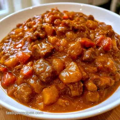 Slow Cooker Pumpkin Chili with Ground Beef