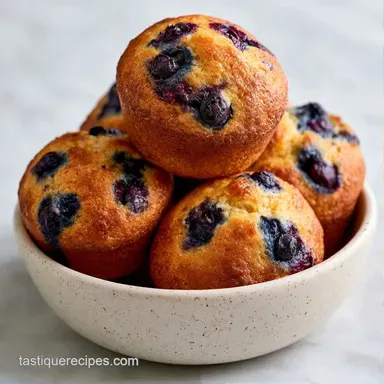 Blueberry Muffins with Sourdough Discard Recipe Card