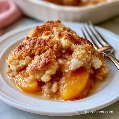 Southern Peach Cobbler Recipe for 12