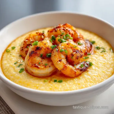 Shrimp and Grits in 30 Minutes Recipe Card