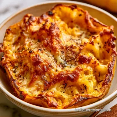 Crispy Spaghetti Squash Parmesan Recipe Card