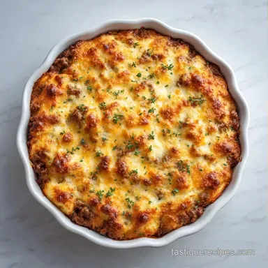 Star Ground Beef Casserole: Creamy Recipe Card