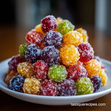 Tanghulu Recipe Fruit Candy in 25 Minutes Recipe Card