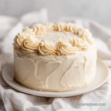 Vanilla Buttercream Frosting for 24 Servings: Fluffy and Creamy