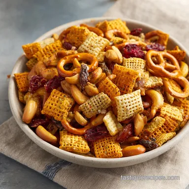 Vegan Chex Mix Recipe for 12 Servings, Baked