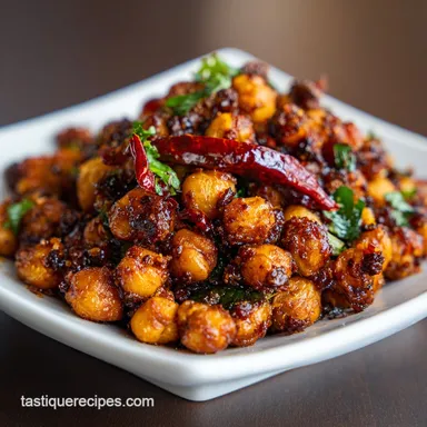 Vegan General Tso Chickpeas in 35 Minutes Recipe Card