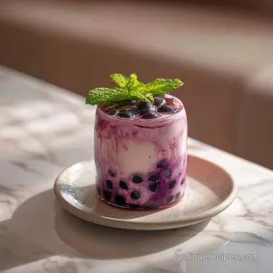 Taro Milk Tea with Boba in 15 Minutes