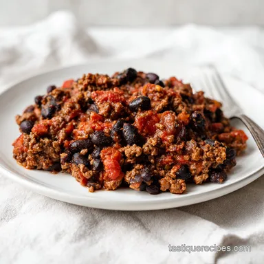 Walking Taco Casserole with Ground Beef Recipe Card
