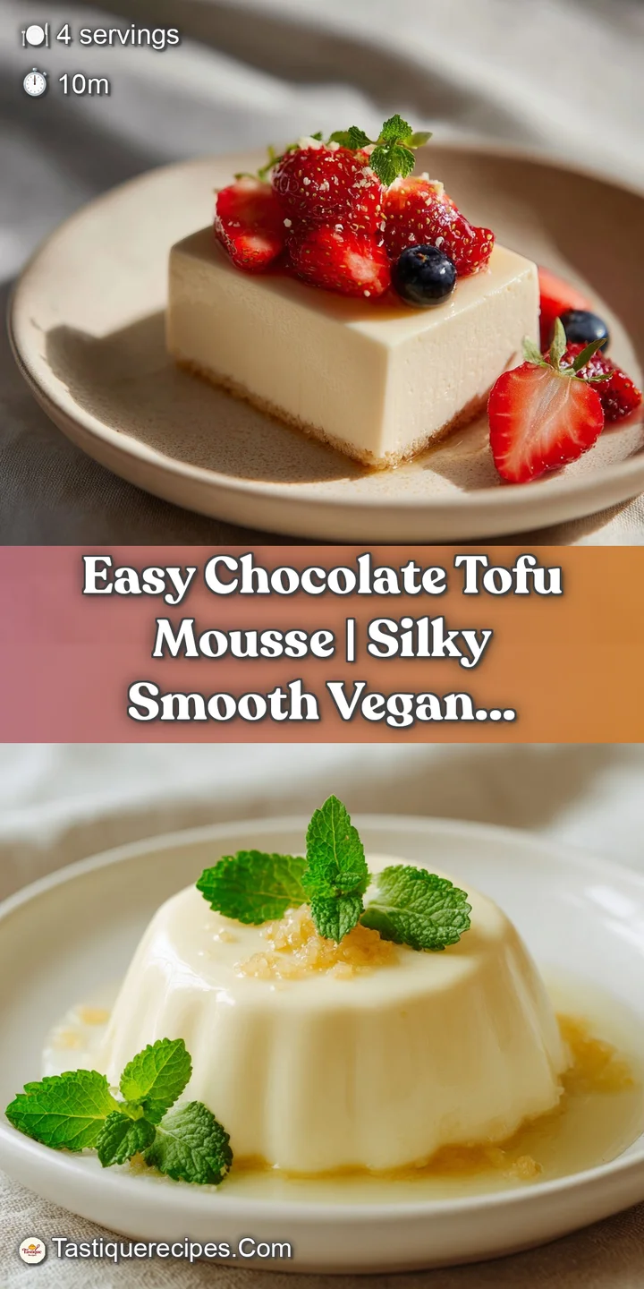 Close-up of luscious chocolate mousse. Deep, dark, and intensely chocolatey with a smooth, velvety texture. Tempting vegan...