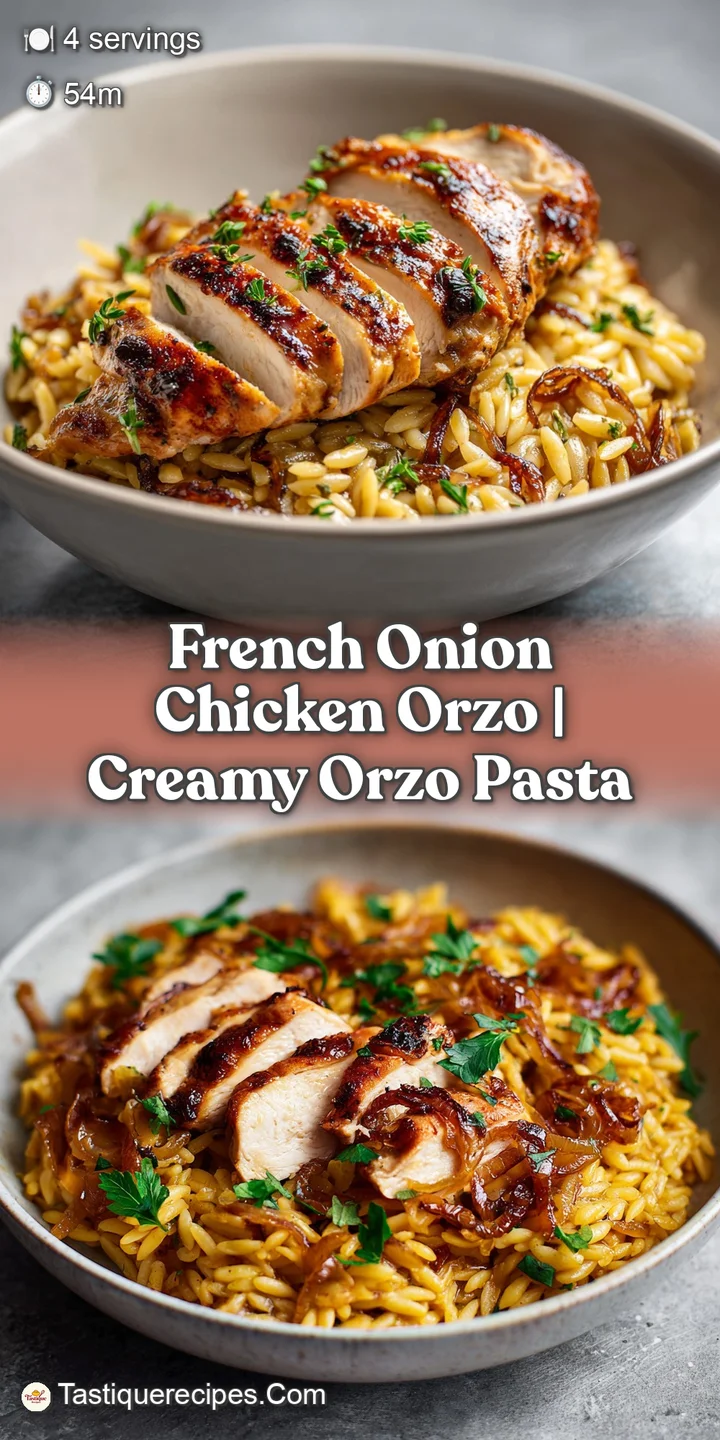 Close-up of gooey, melted cheese stretching over tender chicken and caramelized onions in a rich, savory sauce.