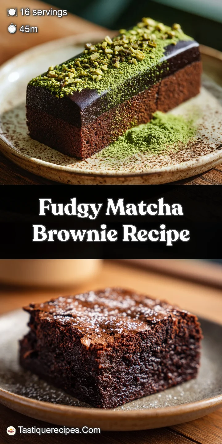 Close-up showcasing the fudgy interior and delicate crackle of a matcha brownie, hinting at a chewy, rich bite.