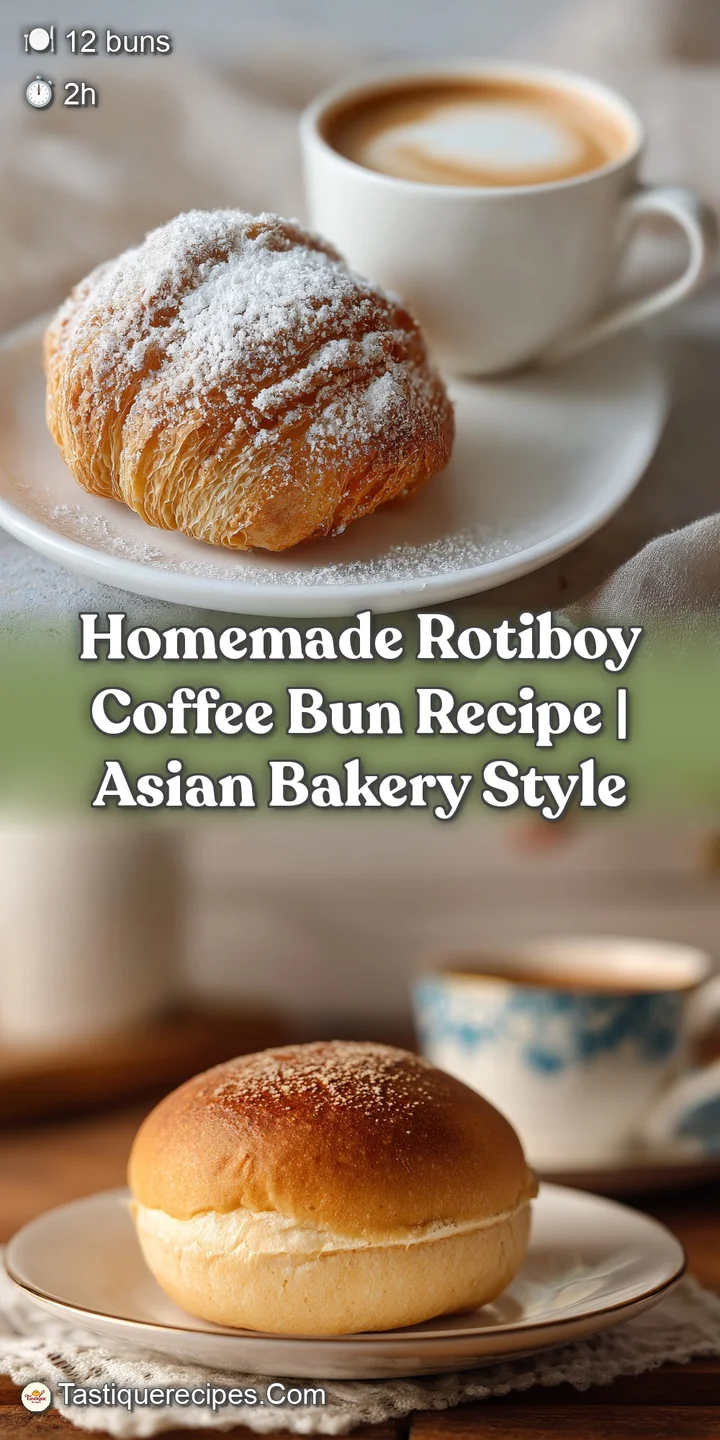 Close-up shot of a coffee bun, highlighting the crackled, coffee-flavored crust and soft, fluffy interior. Warm, inviting ...