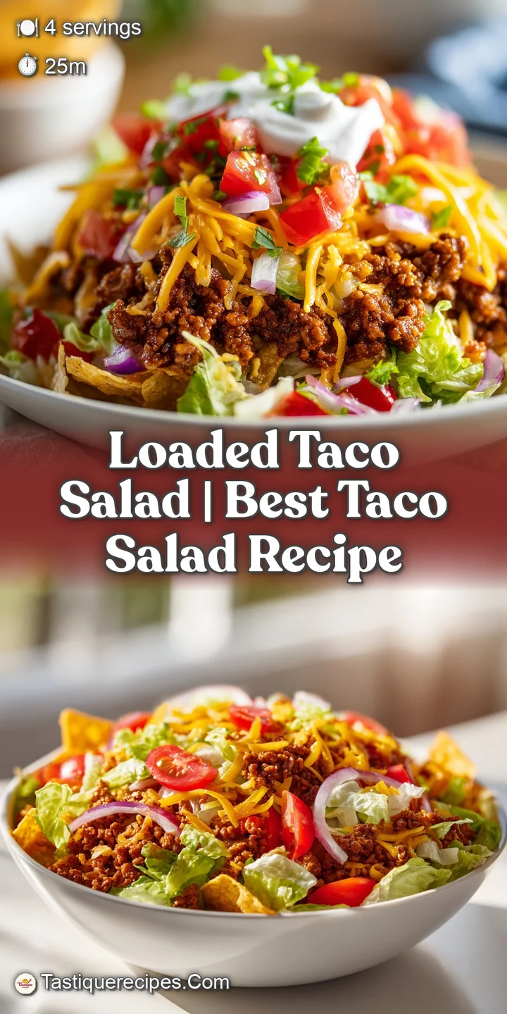 Close-up of juicy, seasoned ground beef nestled amongst crunchy lettuce, vibrant diced tomatoes, and dollops of sour cream.