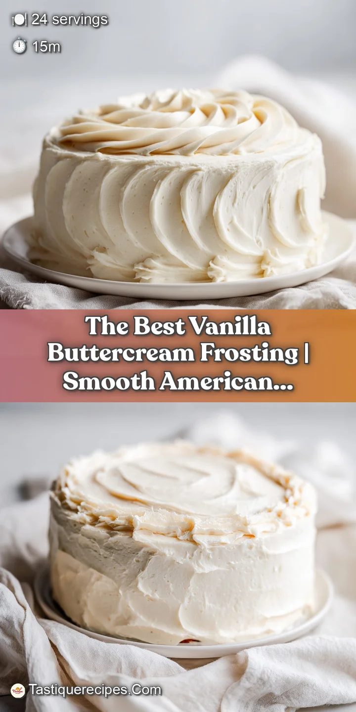 Close-up of a dollop of rich vanilla buttercream, showing its soft, yielding texture and subtle sheen.