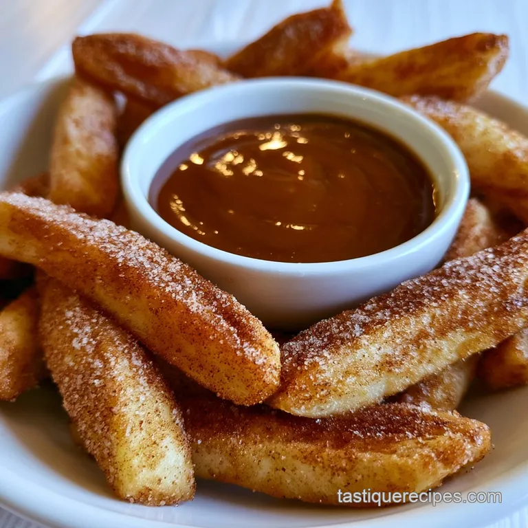 Air Fryer Apple Fries: Crispy with Caramel Dip
