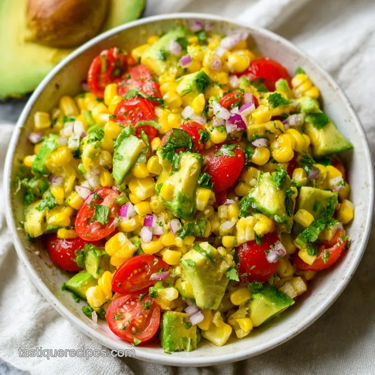 Avocado Corn Salad: Fresh and Healthy