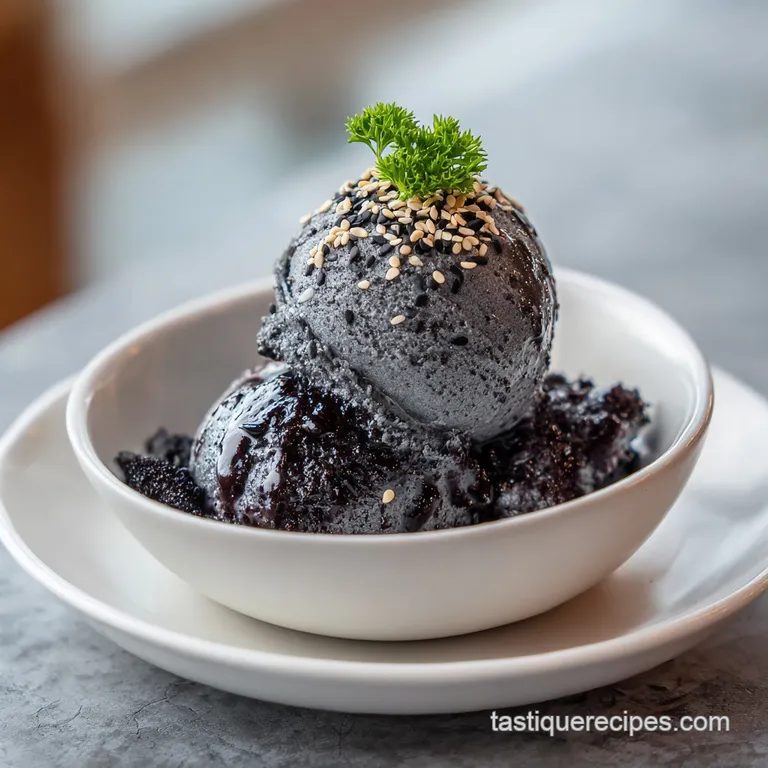 Black Sesame Ice Cream: Creamy No Churn