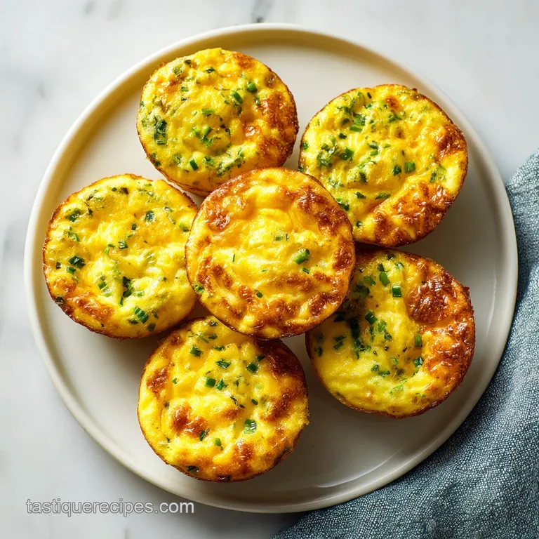 Warm egg muffin halves with savory sausage, arranged on a plate with fresh parsley. Fluffy and inviting, ready to eat.