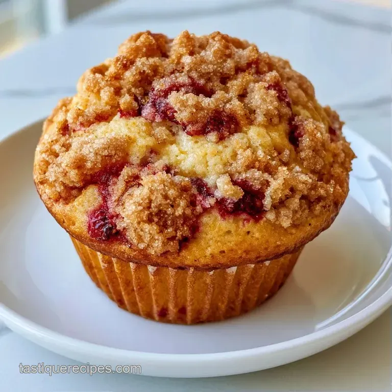 A stack of warm, golden baked goods on a white ceramic plate with a pat of melting butter and fresh berry garnish.