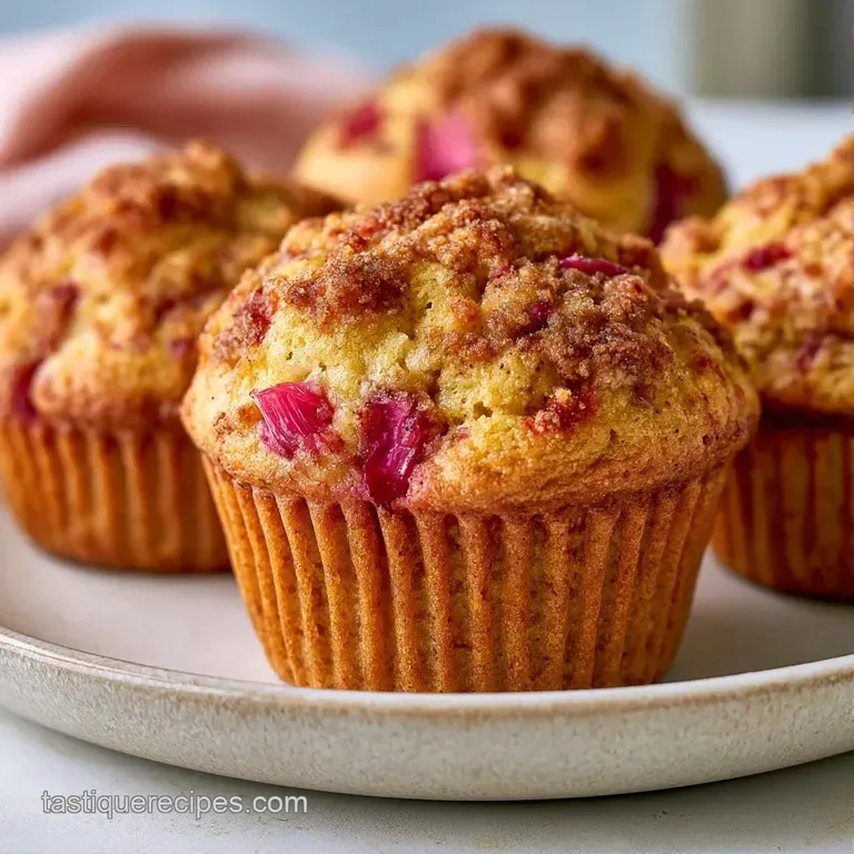 A stack of moist cakes with red fruit ribbons served on a white ceramic plate beside a cup of steaming coffee.