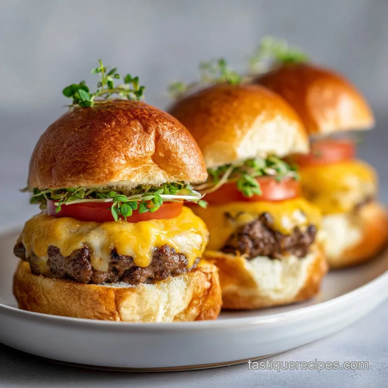 Cheeseburger Sliders Recipe