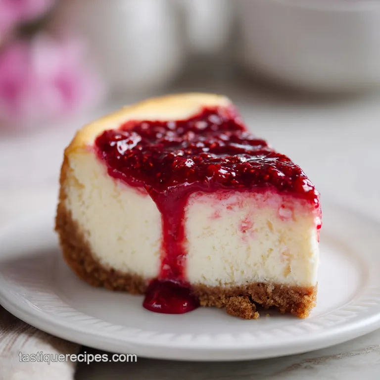 Creamy Baked Cheesecake: Velvety and Crack-Free
