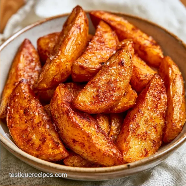 Crispy Baked Potato Wedges