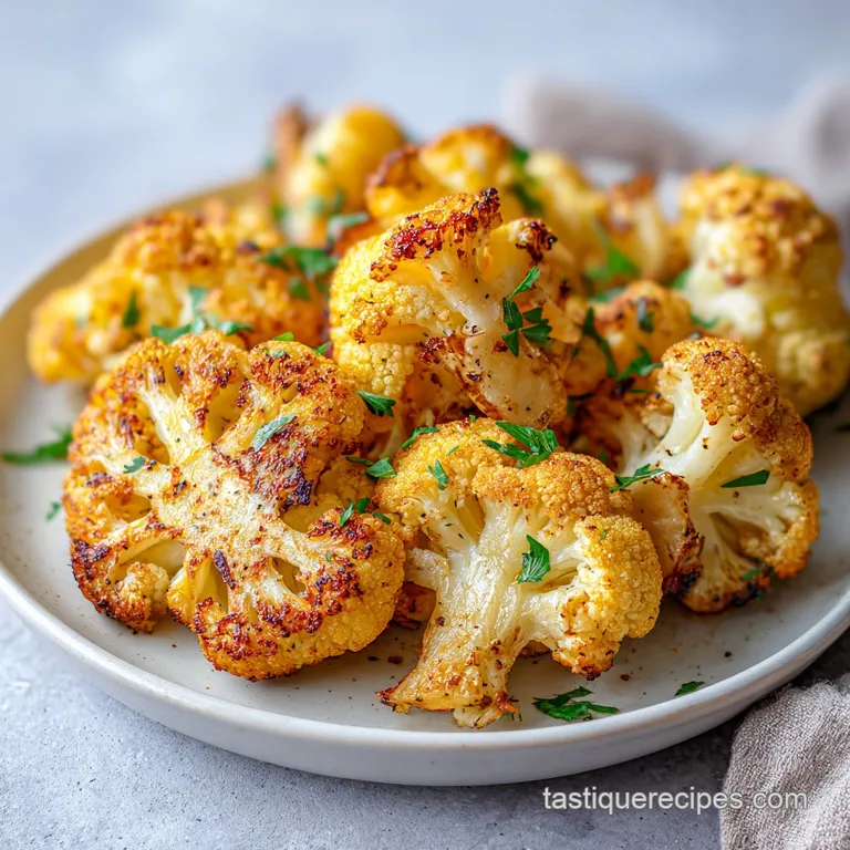 Roasted Cauliflower: Crispy and Caramelized