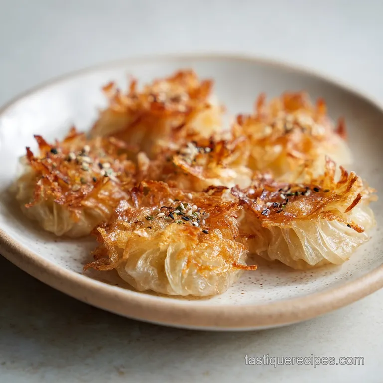 Crispy Rice Paper Dumplings Recipe