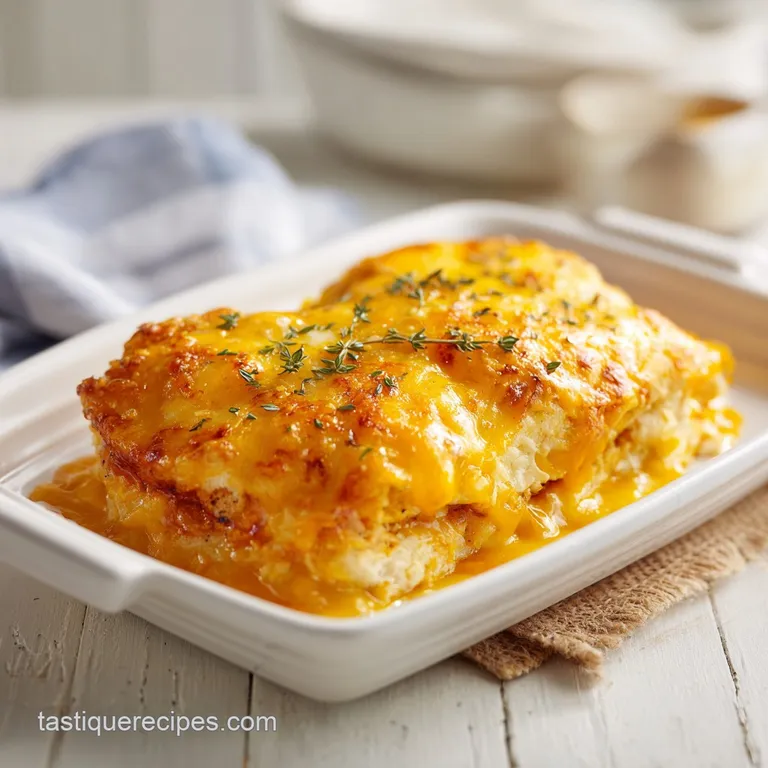 Dolly Parton Chicken Casserole with Ritz Crackers