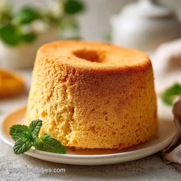 Earl Grey Chiffon Cake Recipe