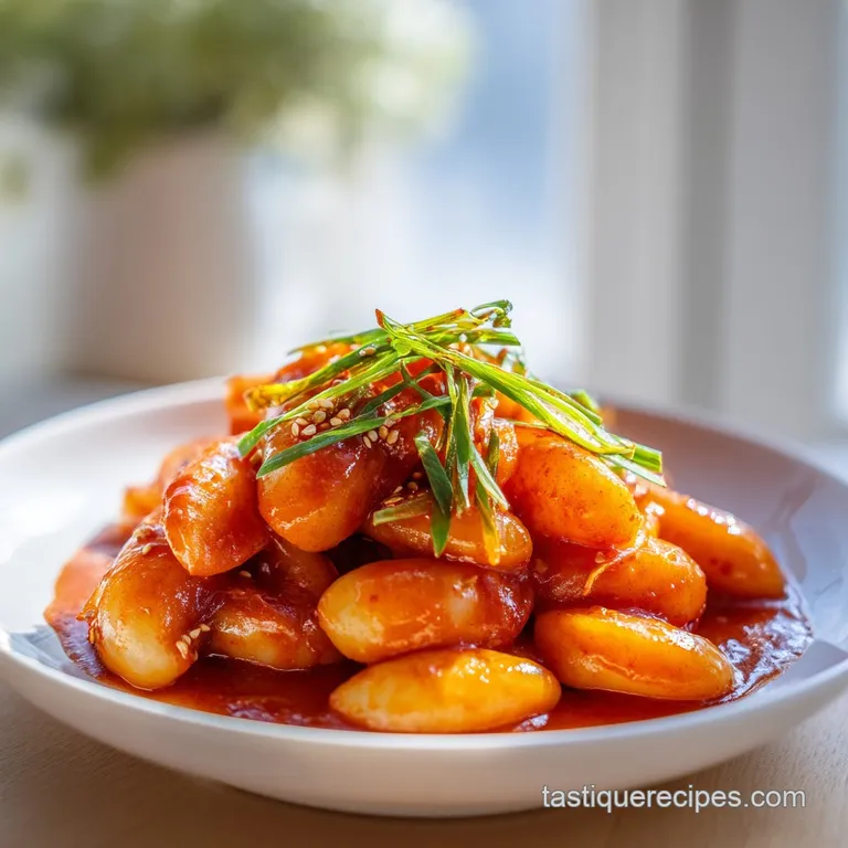 Creamy Rose Tteokbokki Recipe
