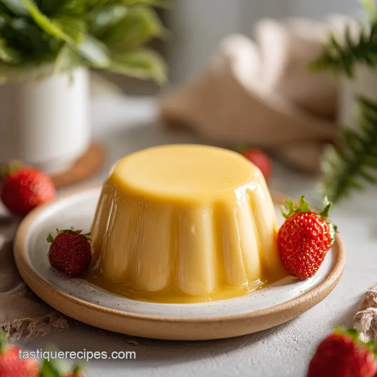 Smooth, white coconut condensed milk drizzled over vibrant red strawberries in a clear glass bowl, creating a visually app...