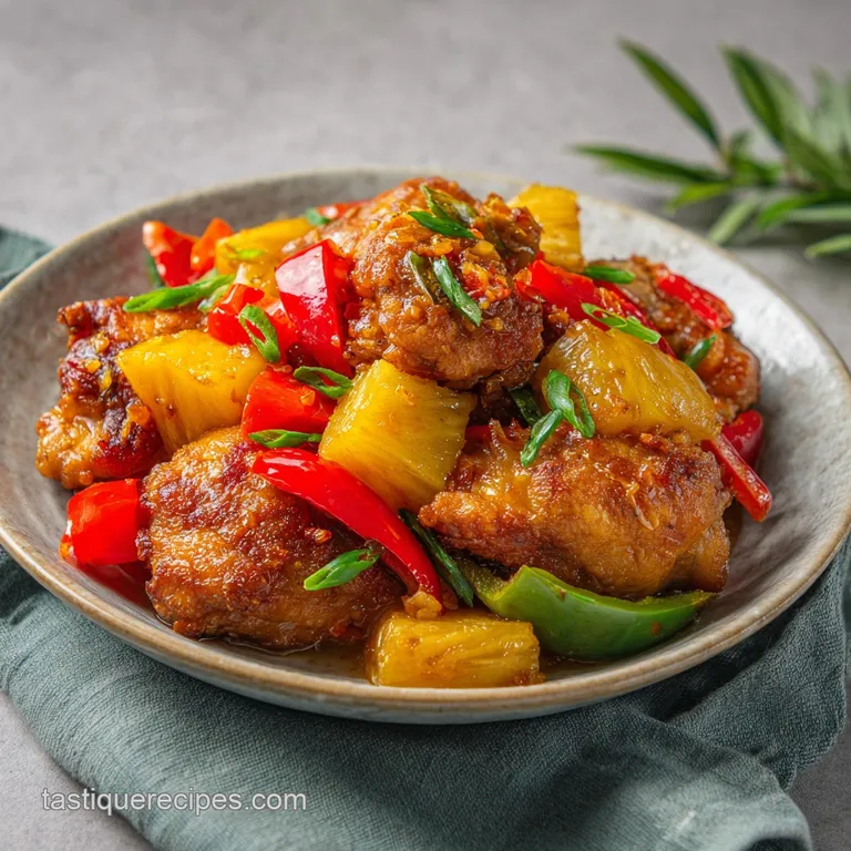 Hawaiian Chicken: Sheet Pan Dinner