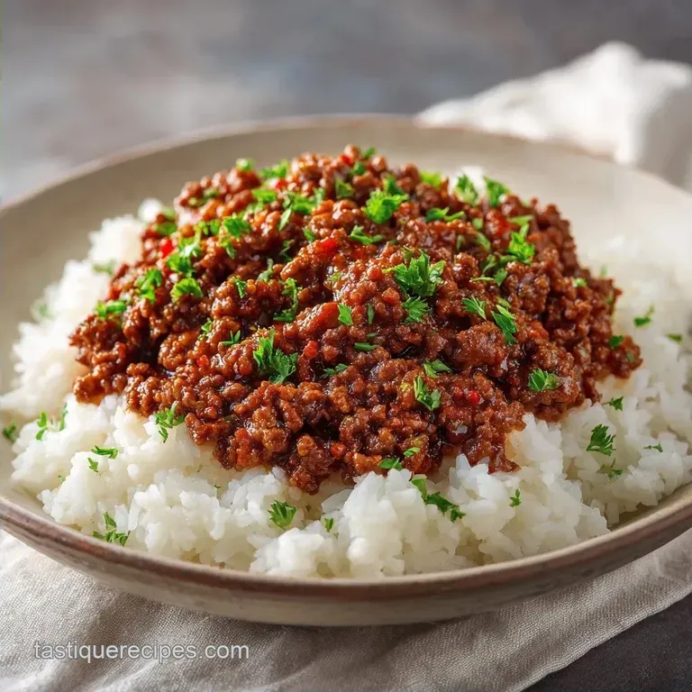 Healthy Beef Rice Bowl: Ready in 20 Minutes